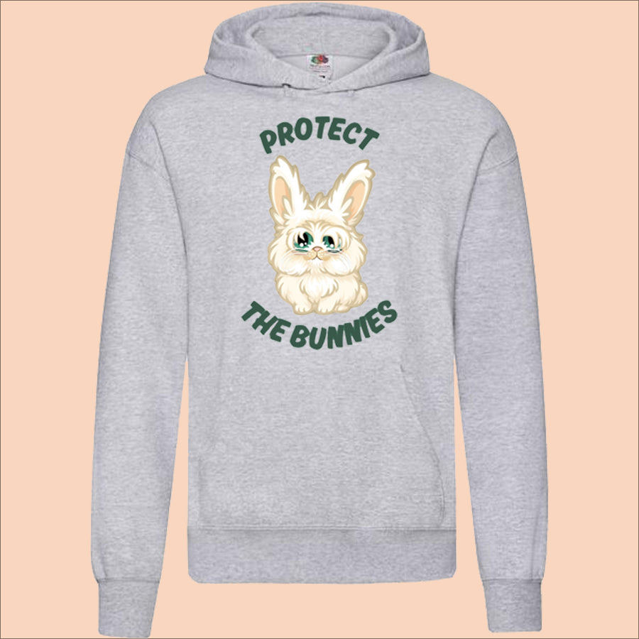 Carrot Cottage Rabbit - Bruce Protect The Bunnies Hoodie