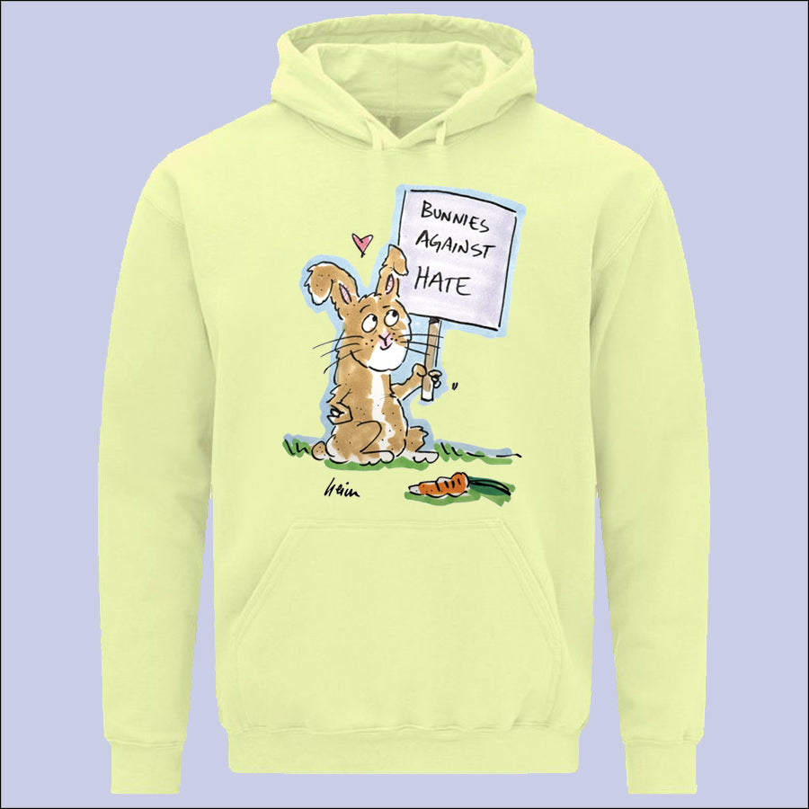 Carrot Cottage Rabbit - Bunnies Against Hate Hoodie