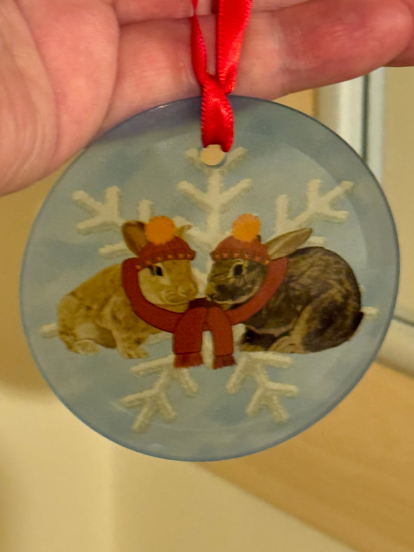Christmas Glass Decoration JJ & Hettie