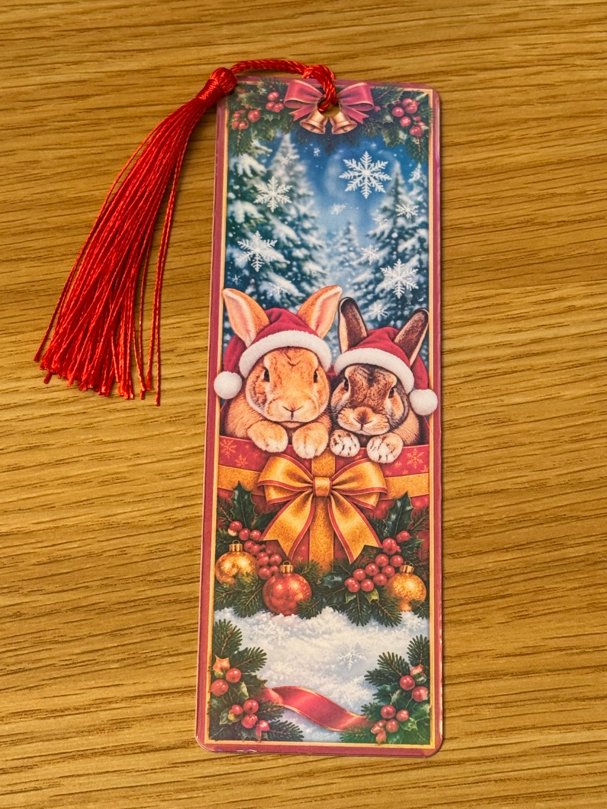 JJ and Hettie Christmas Bookmark