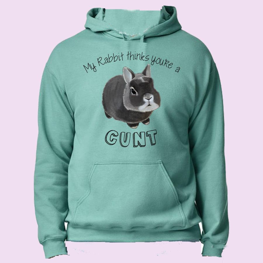 My Rabbit Thinks You’re A Cunt - Hoodie