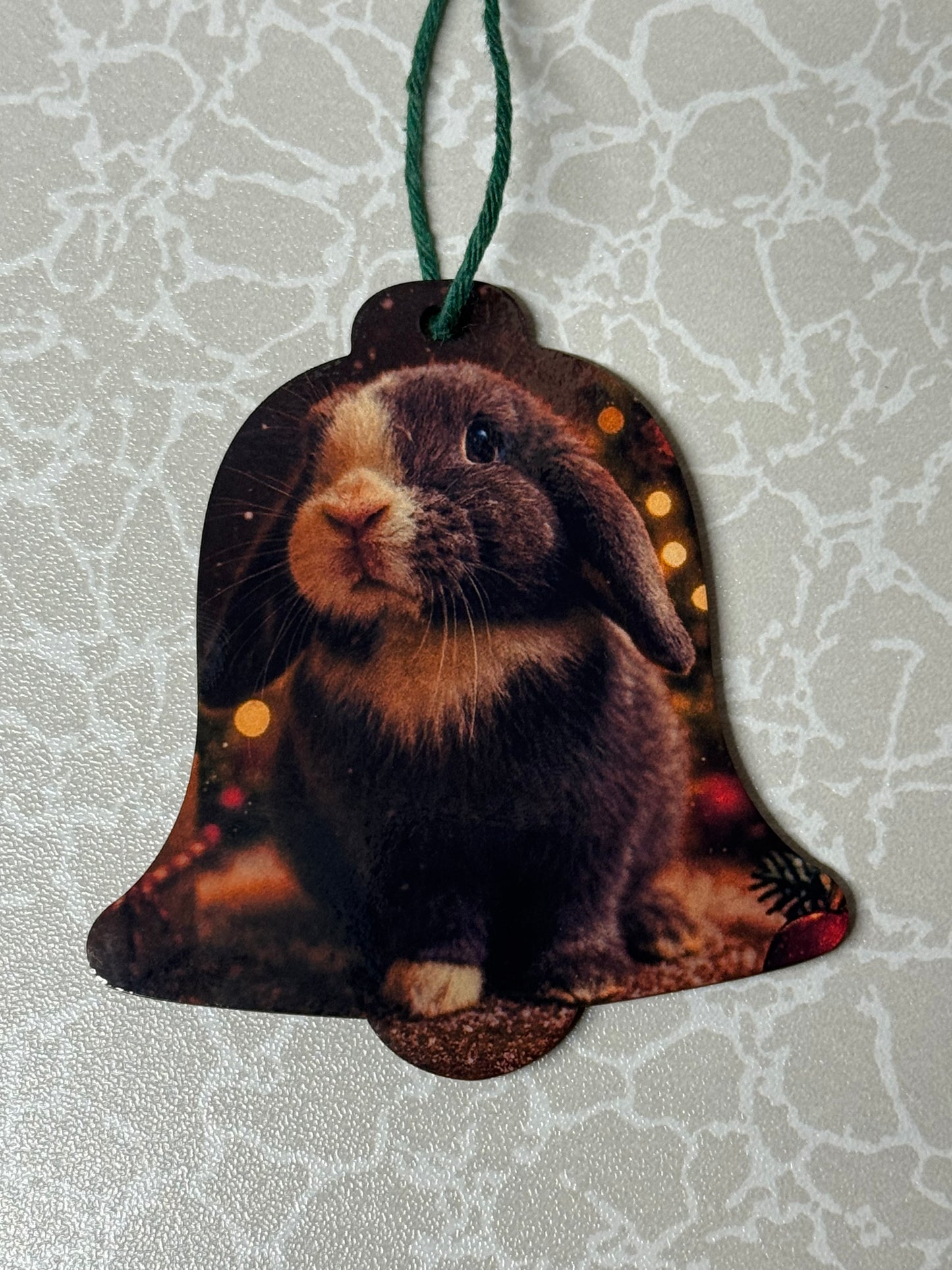 CCRR Cynthia Double Sided Wooden Bell Decoration