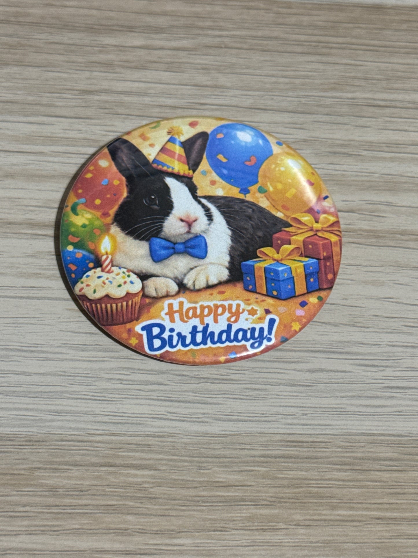 CCRR Robert Happy Birthday Pin Badge
