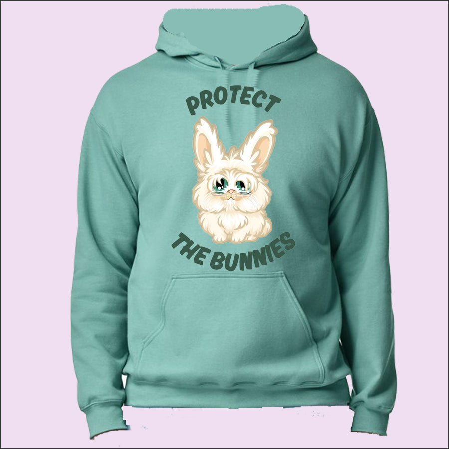 Carrot Cottage Rabbit - Bruce Protect The Bunnies Hoodie