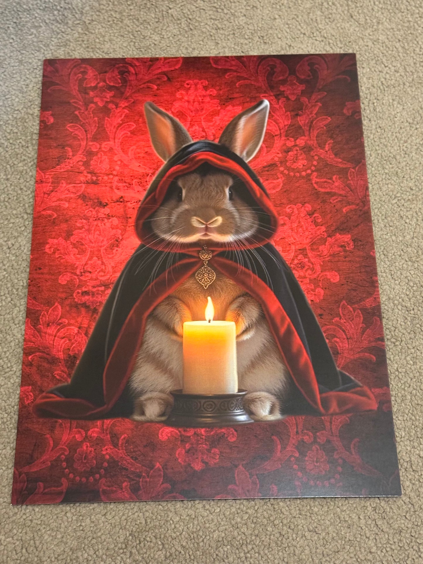 Gothic Bunny Art Print 2