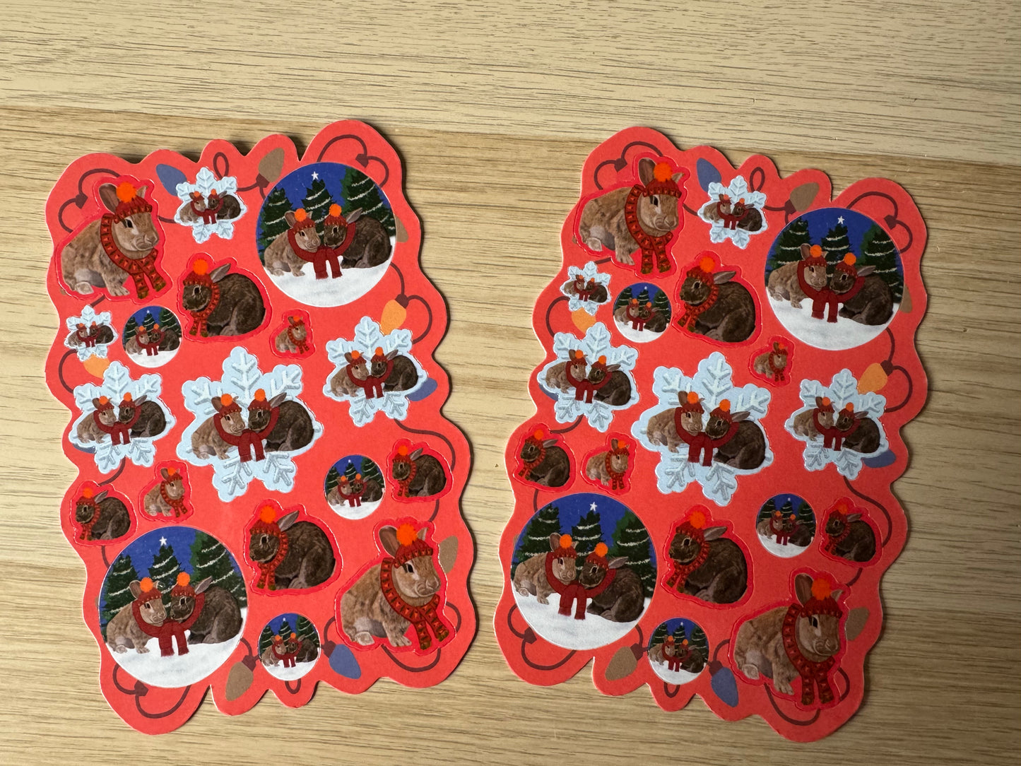 Christmas JJ and Hettie Sticker Sheet