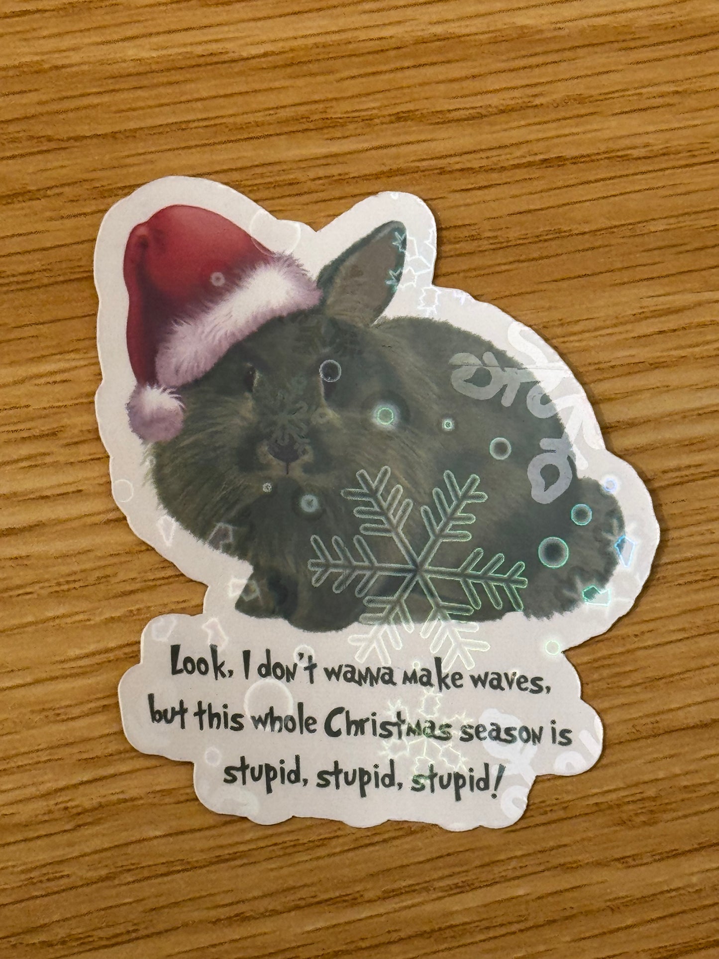 Grinch Bunny - Look, I don’t wanna make waves …