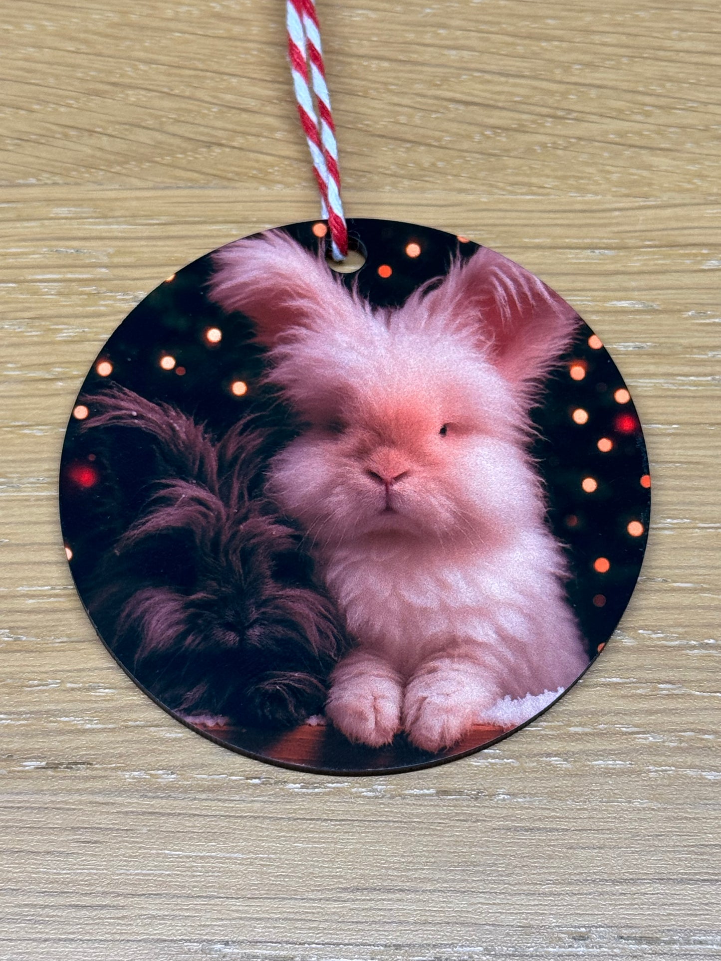 CCRR Bonnie and Bruce Double Sided Wooden Decoration