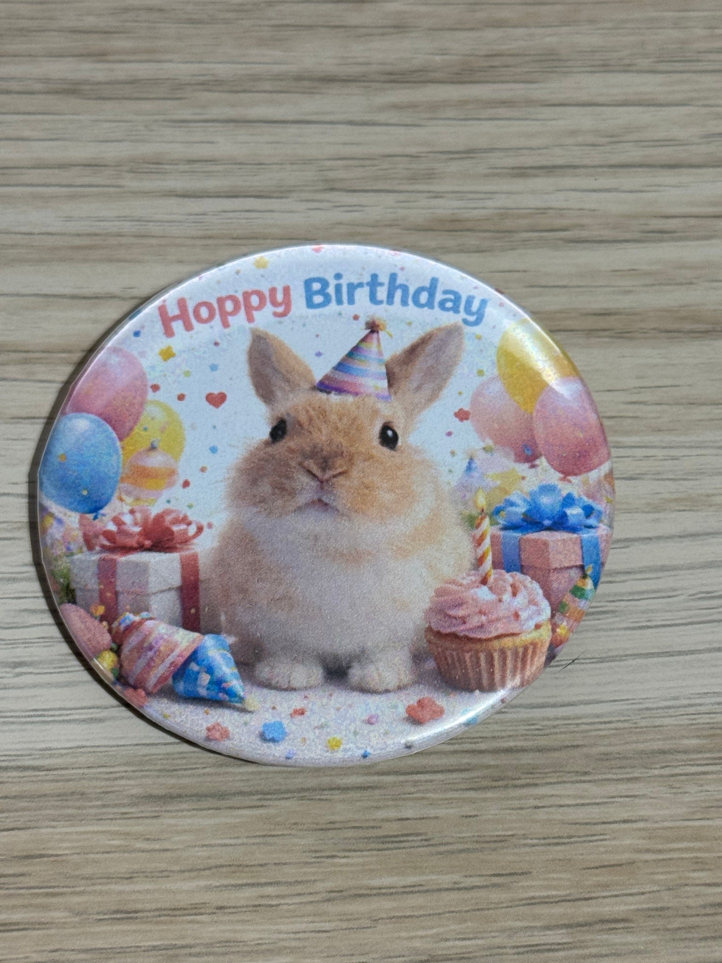 CCRR Harry Hoppy Birthday Pin Badge
