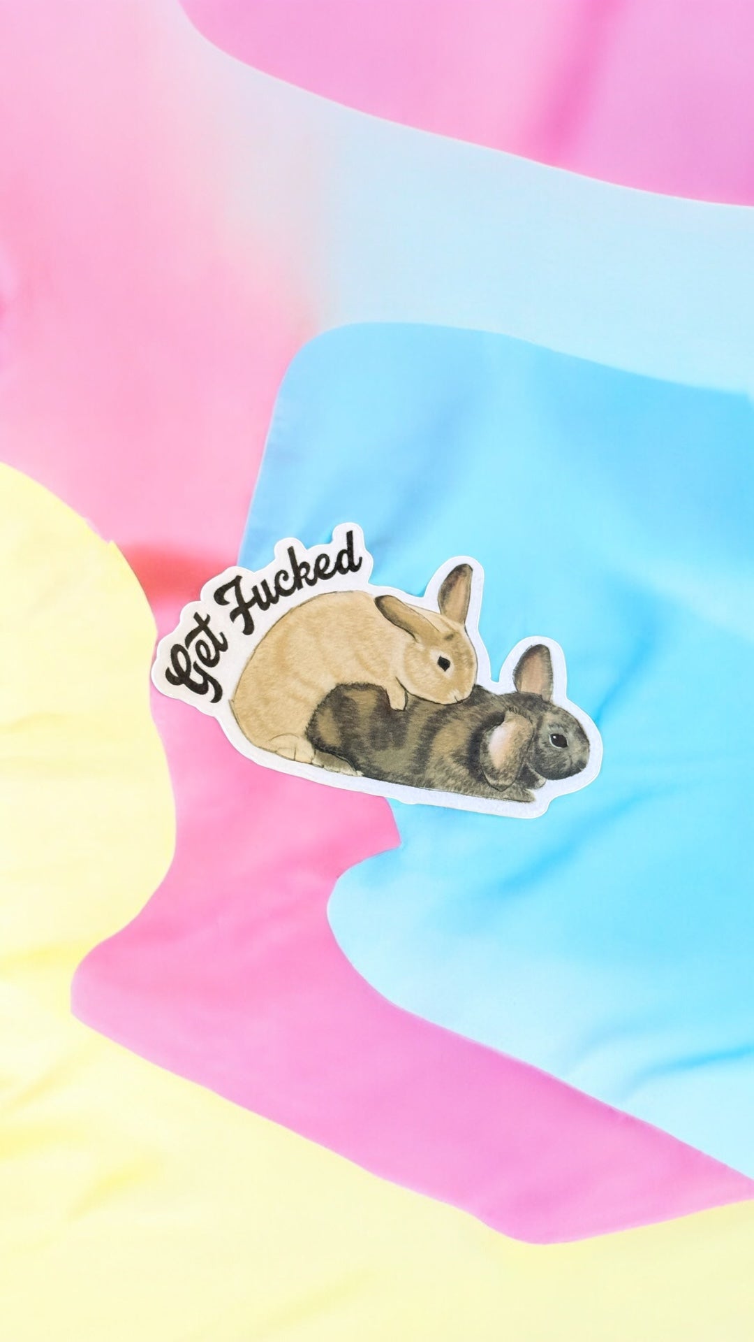 JJ and Hettie - Get Fu**ed Sticker