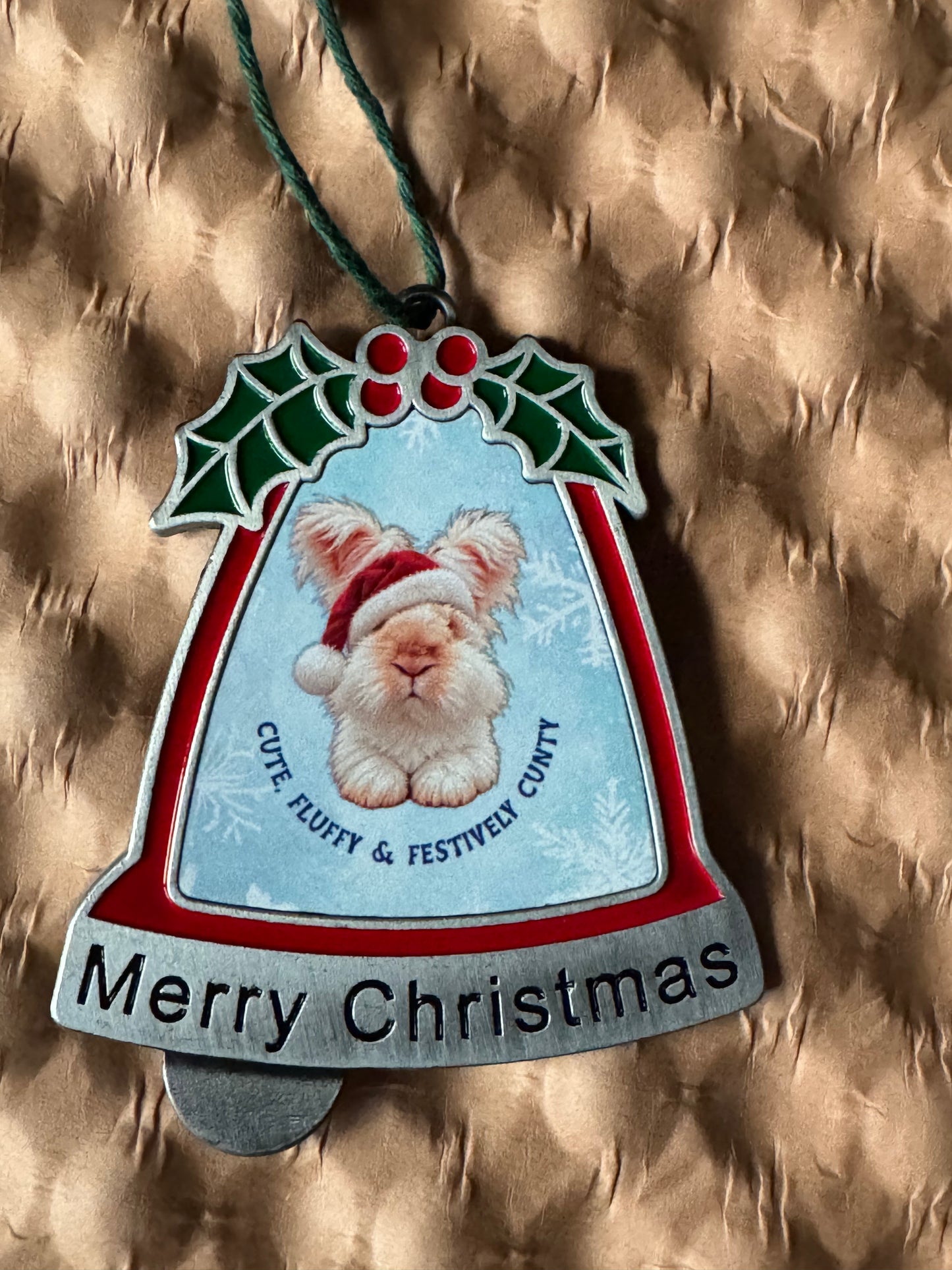 Cute, Fluffy & Festively Cunty Decoration