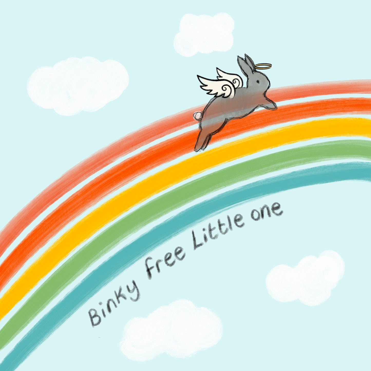 Binky Free Pet Loss Card