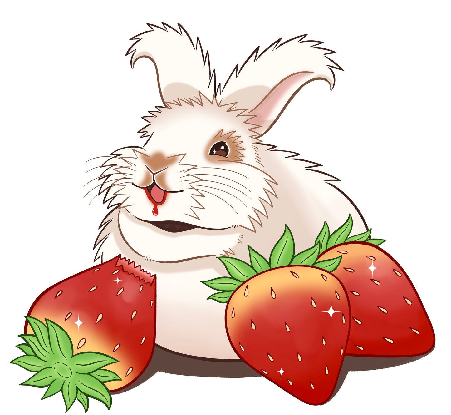 CCRR SonaBunArt - Bruce Strawberries- T-Shirt