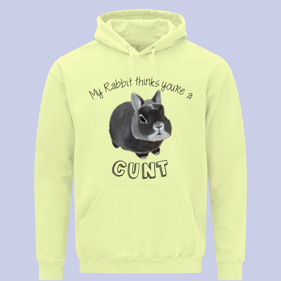 My Rabbit Thinks You’re A Cunt - Hoodie