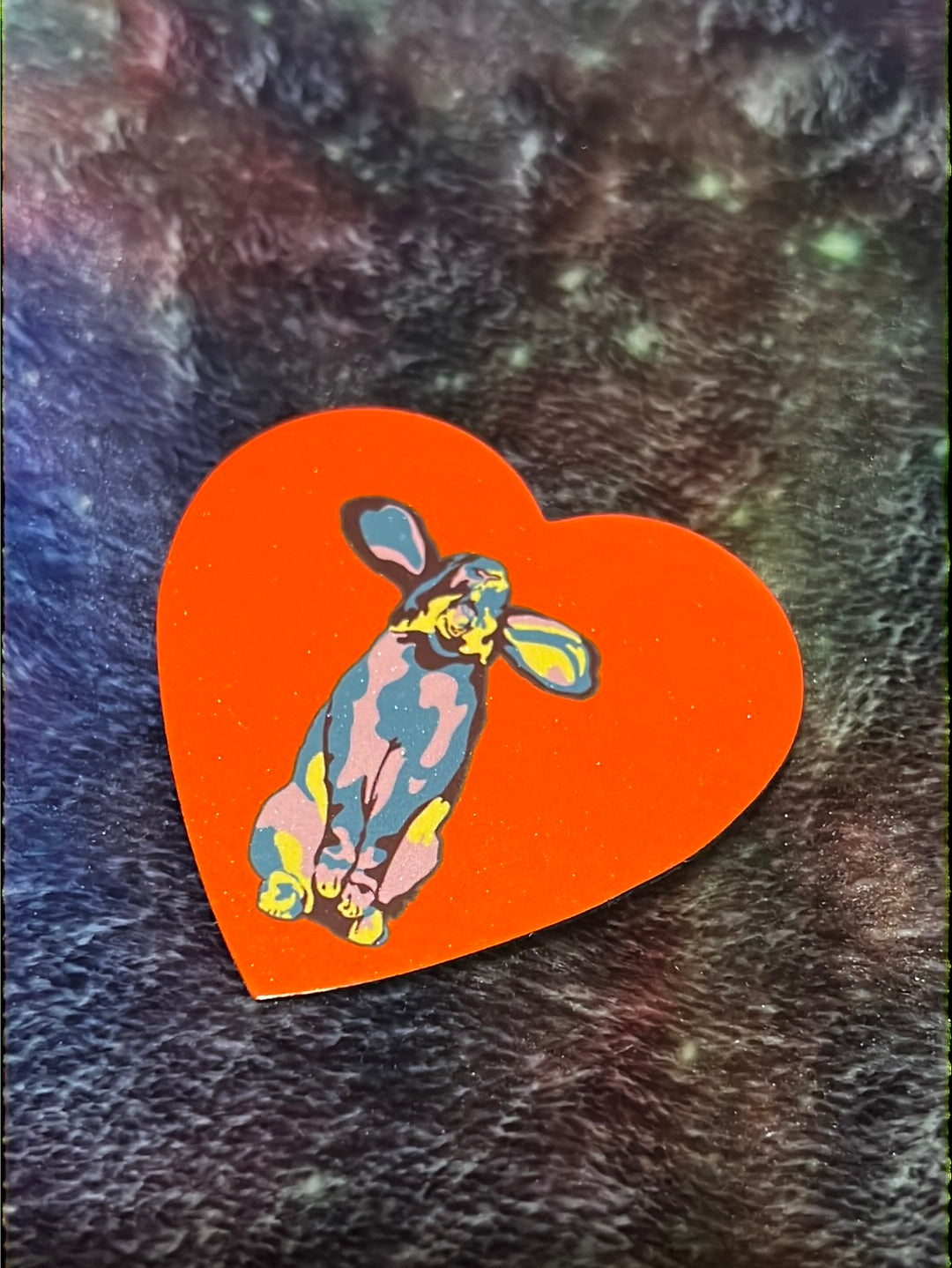 Heart shaped Rabbit Magnet