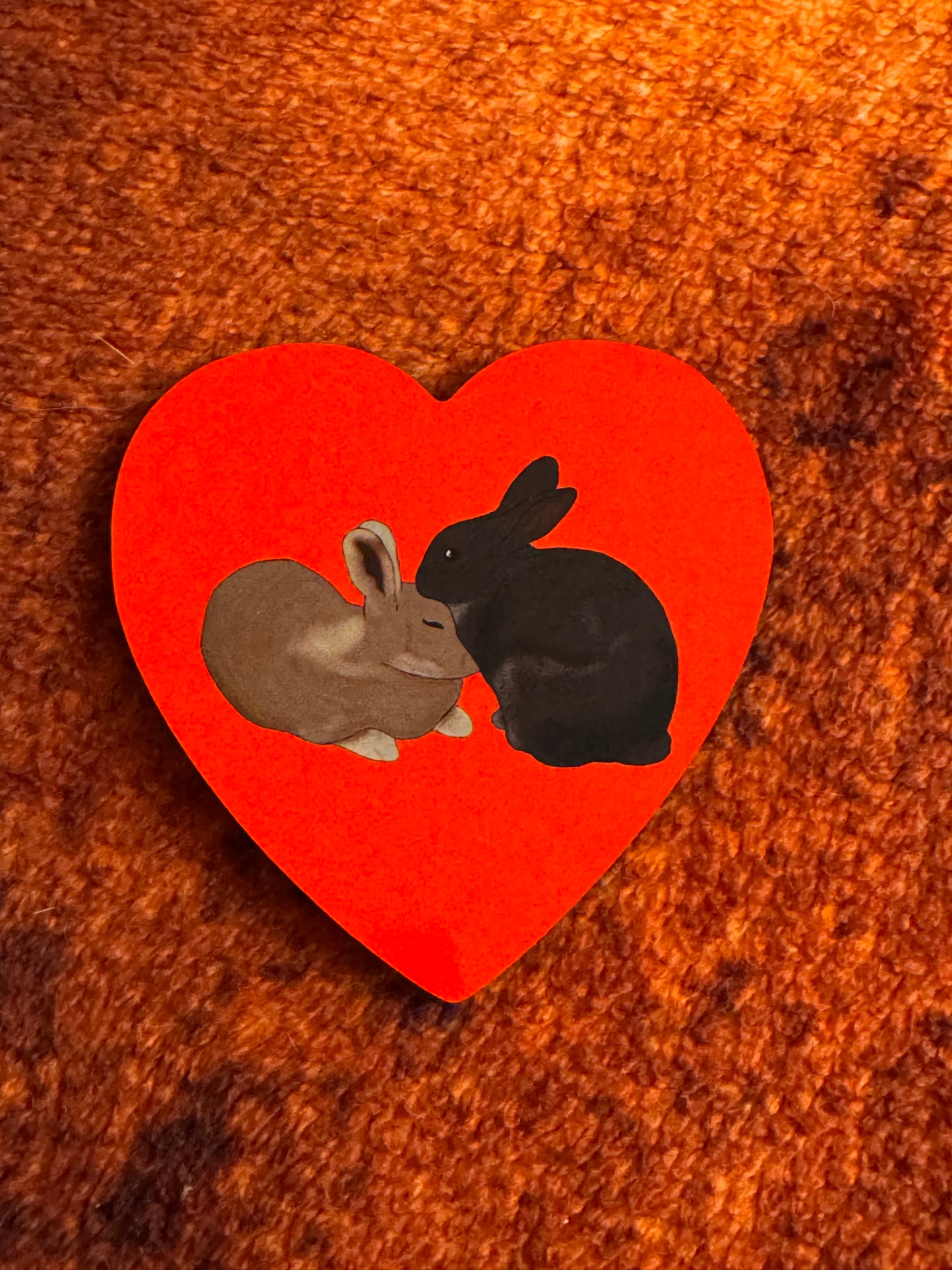 JJ and Hettie - Love Bunnies Coaster