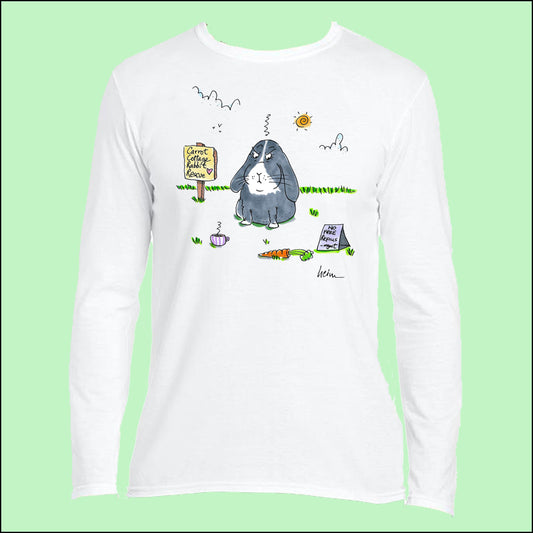 Carrot Cottage Rabbit - Cynthia Long Sleeved Unisex Top