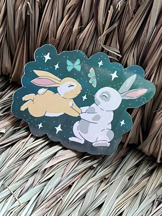 Dancing Bunnies sticker