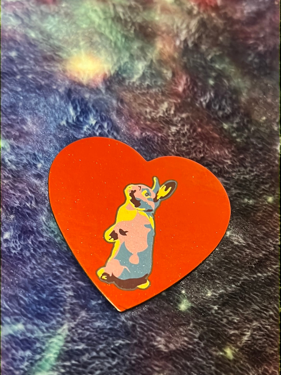 Heart shaped Rabbit Magnet