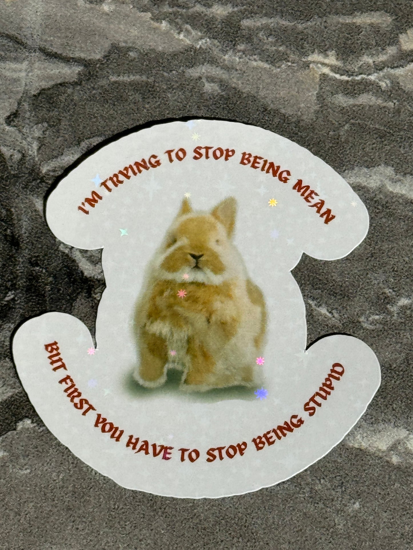 I’m Trying To Stop Being Mean …