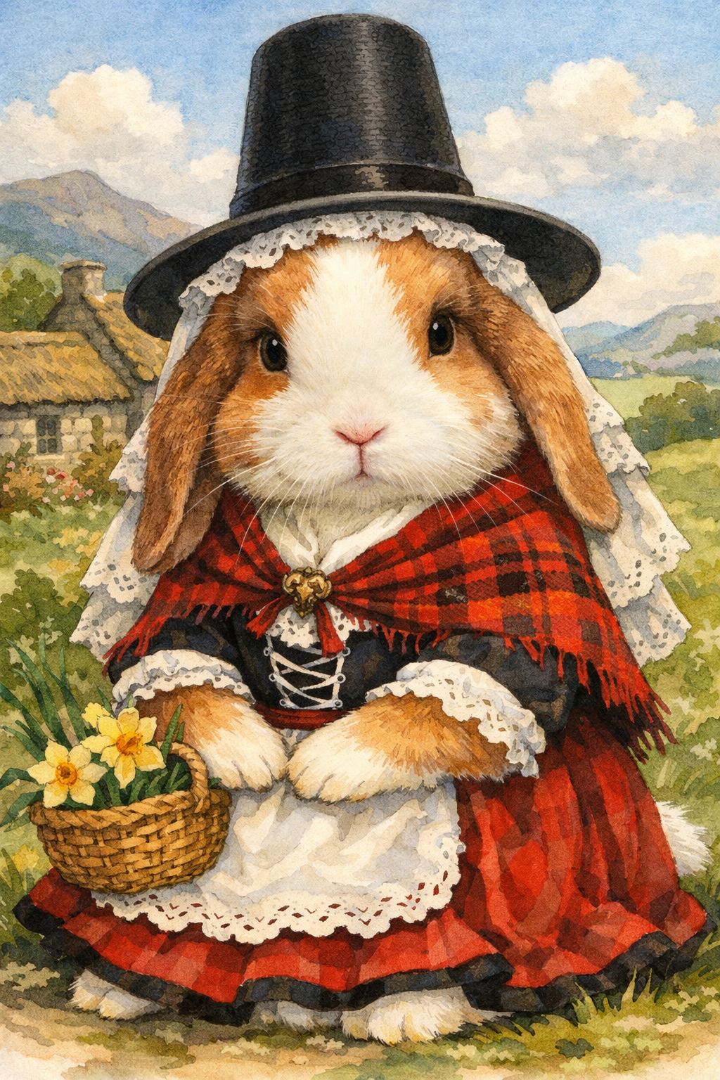 CCRR St David's Day Bunnies - Daisy