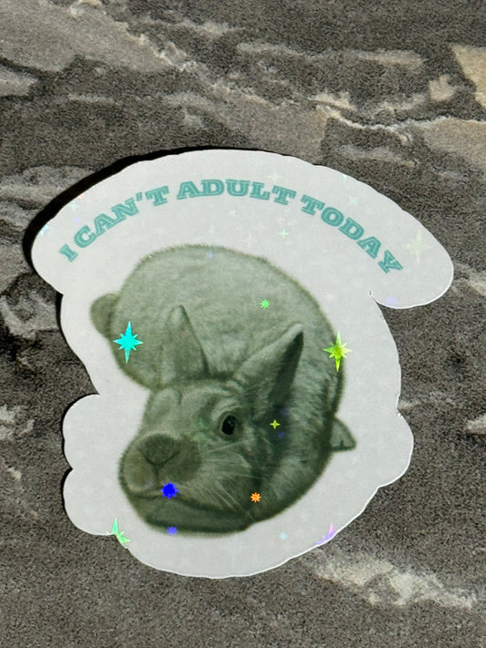 I Can’t Adult Today