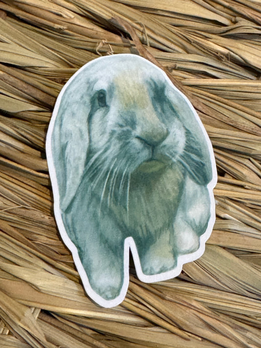 Rescue Bunny Banksy Sticker