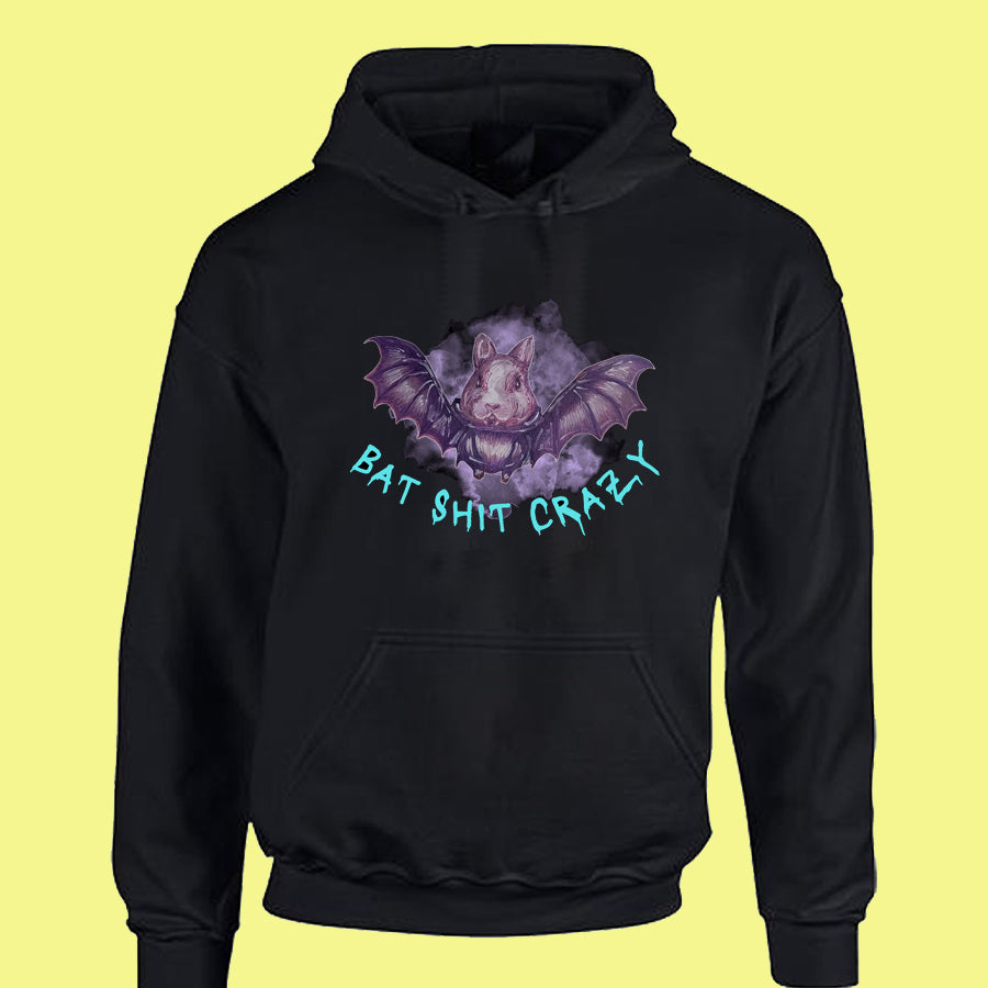 Bat Shit Crazy Overhead Hoodie - Halloween