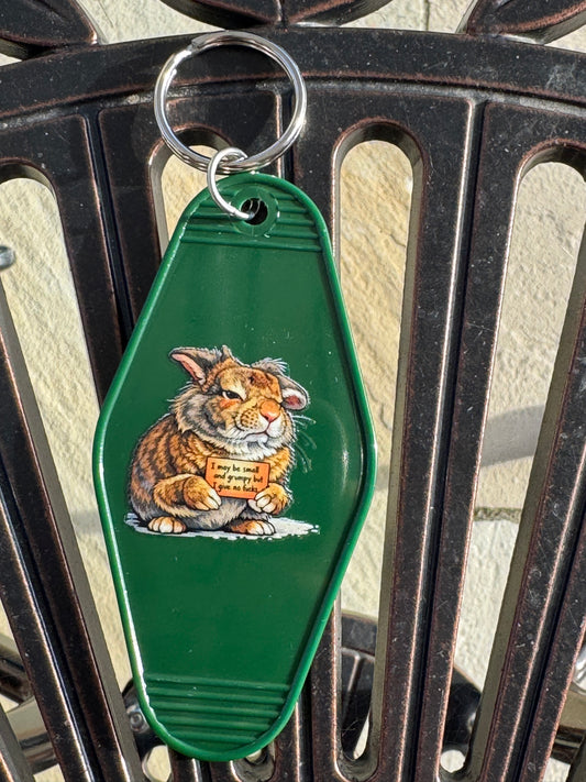 Sargeant Fred - No Fucks - Motel Style Keychain