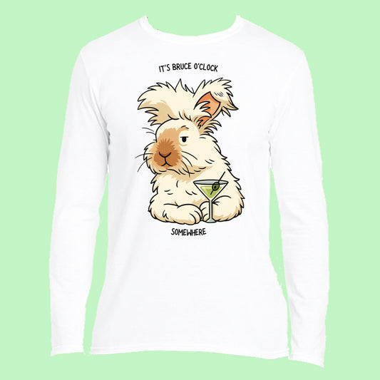 Bruce o’clock Somewhere Long Sleeved Unisex Top