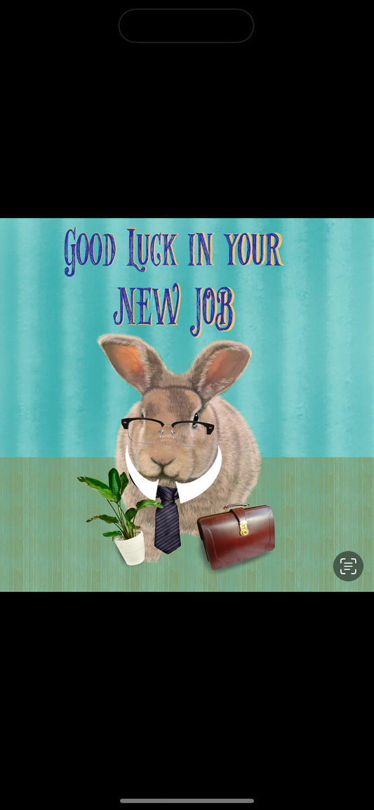 Good Luck In Your New Job Card