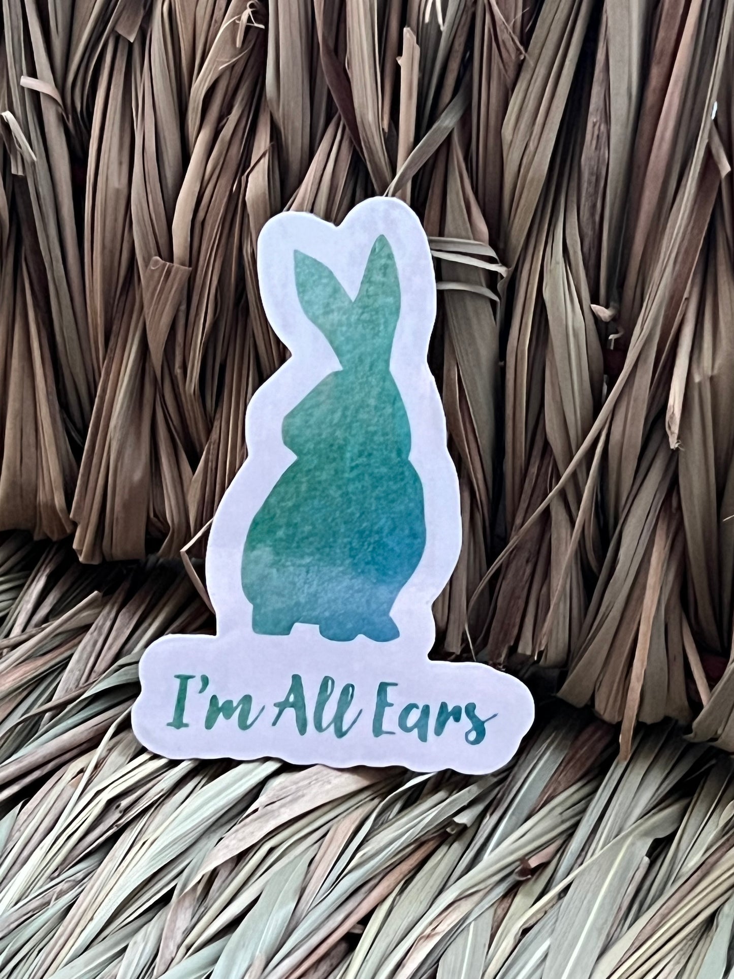 I’m all ears sticker