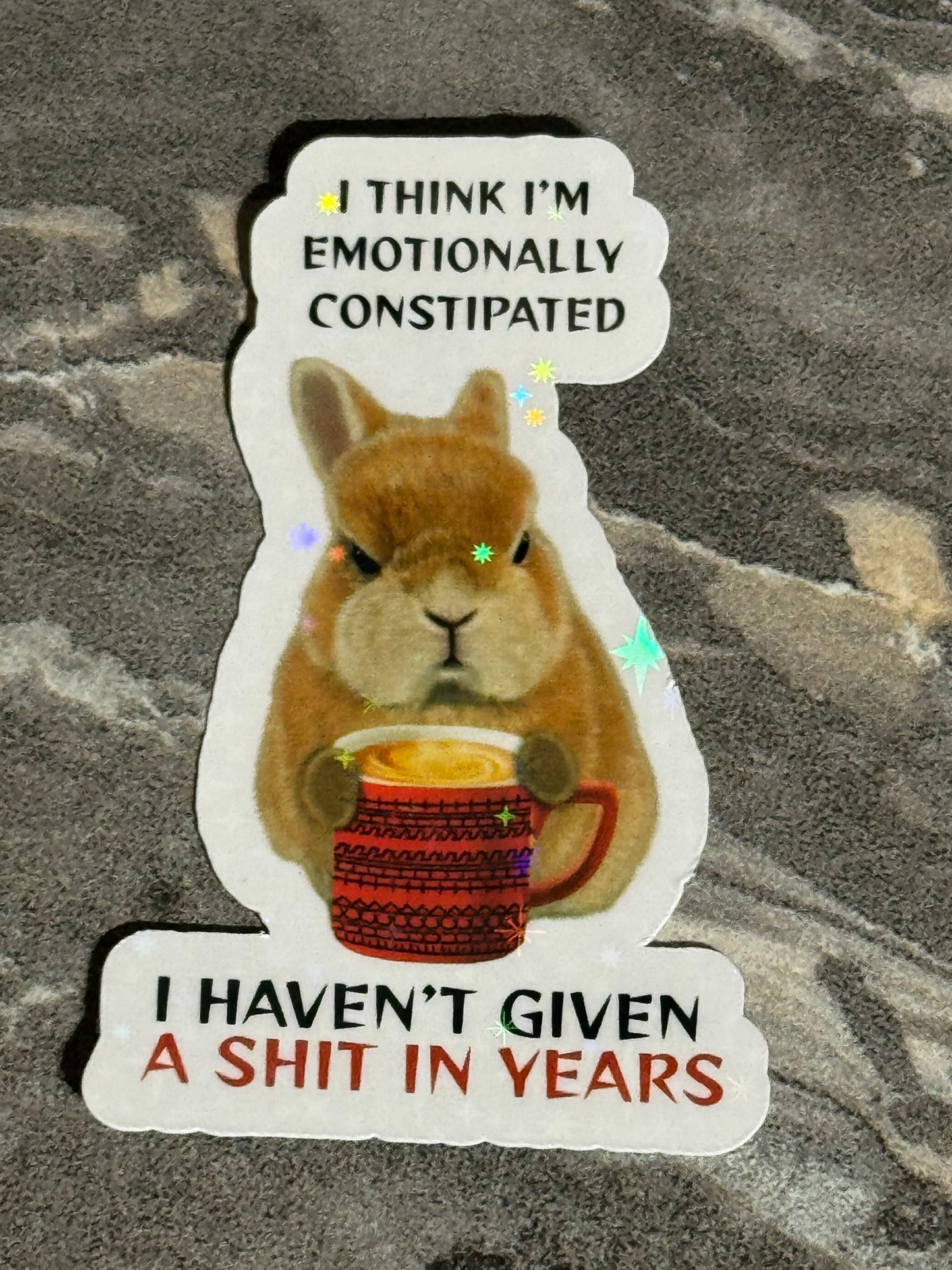 I Think I’m Emotionally Constipated …