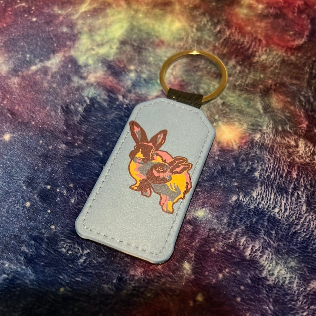 Sparkly Rabbit Key Chain