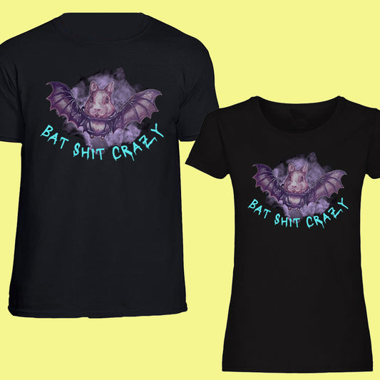 Bat Shit Crazy T-Shirt - Halloween
