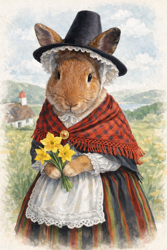 CCRR St David's Day Bunnies - Linda