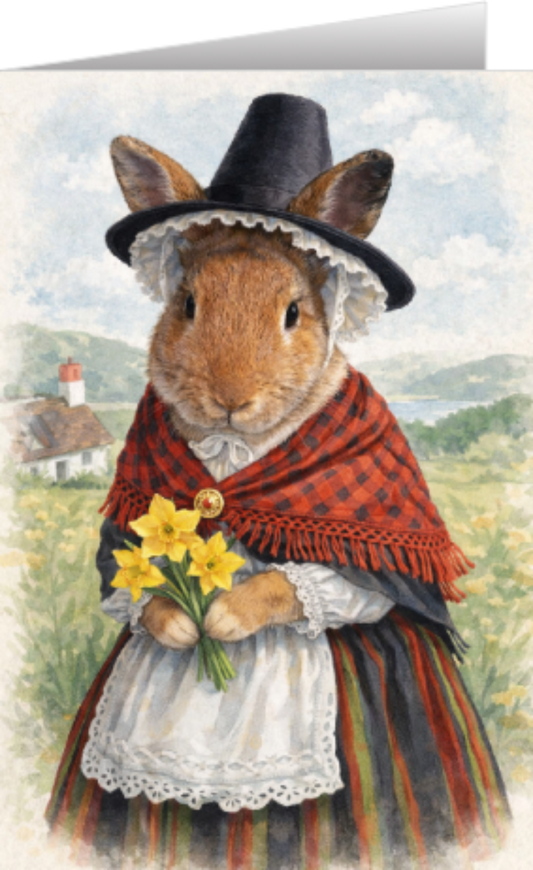 CCRR St David's Day Greeting Card - Linda