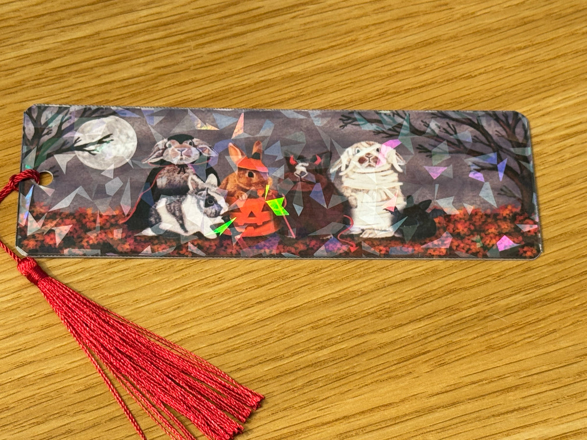 Holographic Halloween Bookmark - The Warren Creations