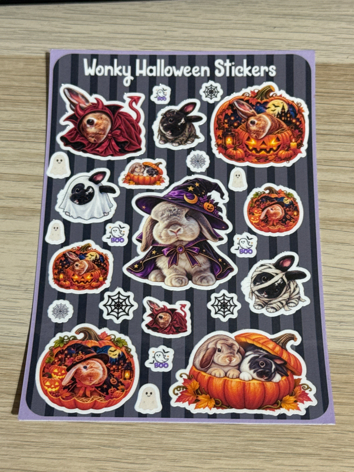Wonky Halloween Sticker Sheet