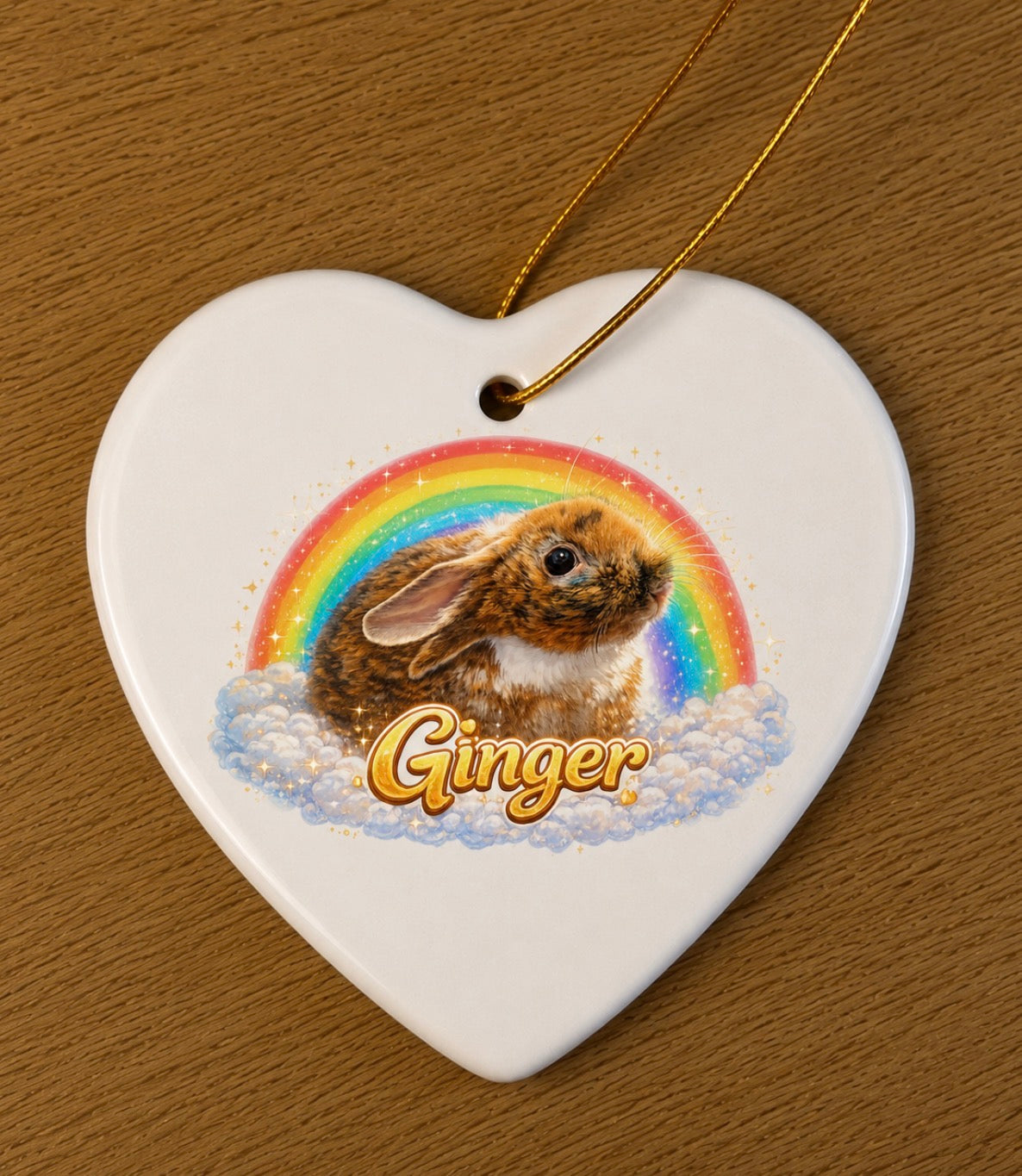 CCRR - Ginger - Memorial Ceramic Heart