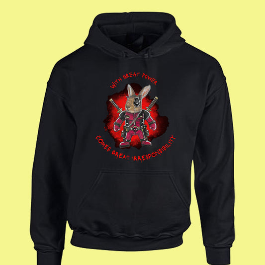 Bun Pool - With Great Power Overhead Hoodie - Halloween