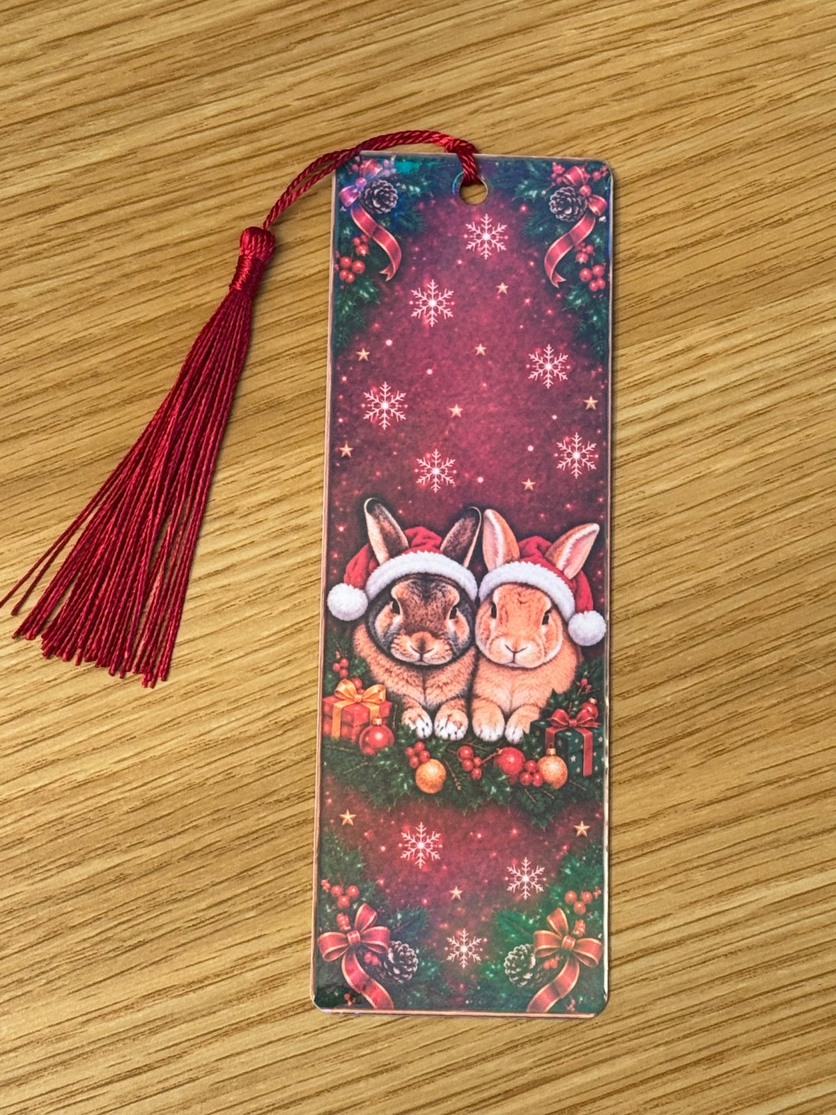 JJ and Hettie Christmas Bookmark