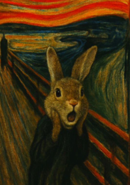 Art Buns - The Scream A4 Art Print