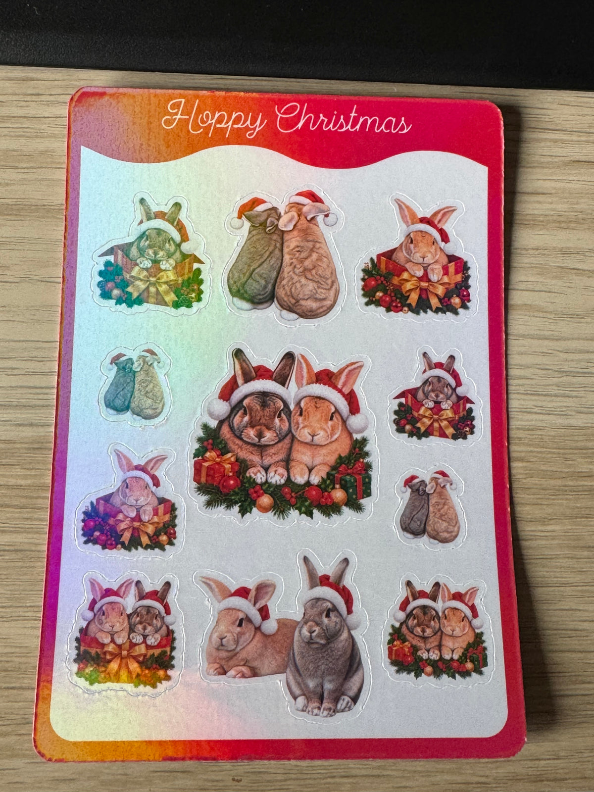 JJ and Hettie Christmas Sticker Sheet