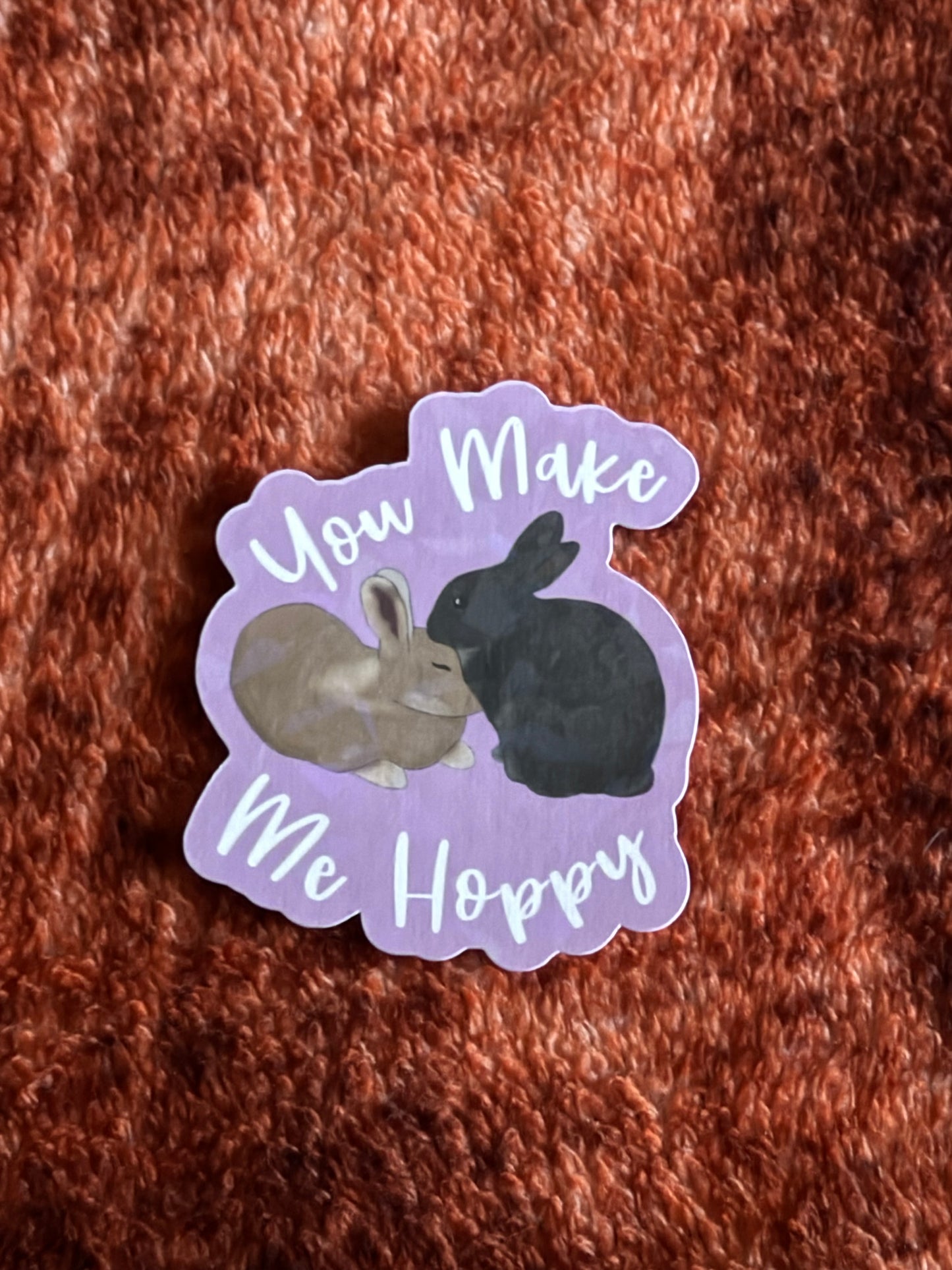 JJ And Hettie - Love Bunnies Holographic Stickers