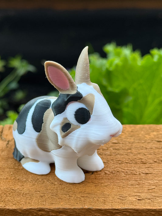 Lion Head Bunny Figure