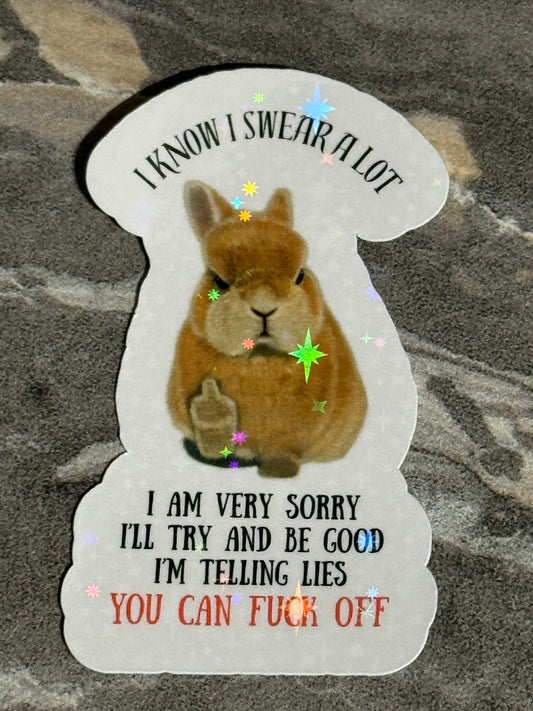 I Know I Swear A Lot …