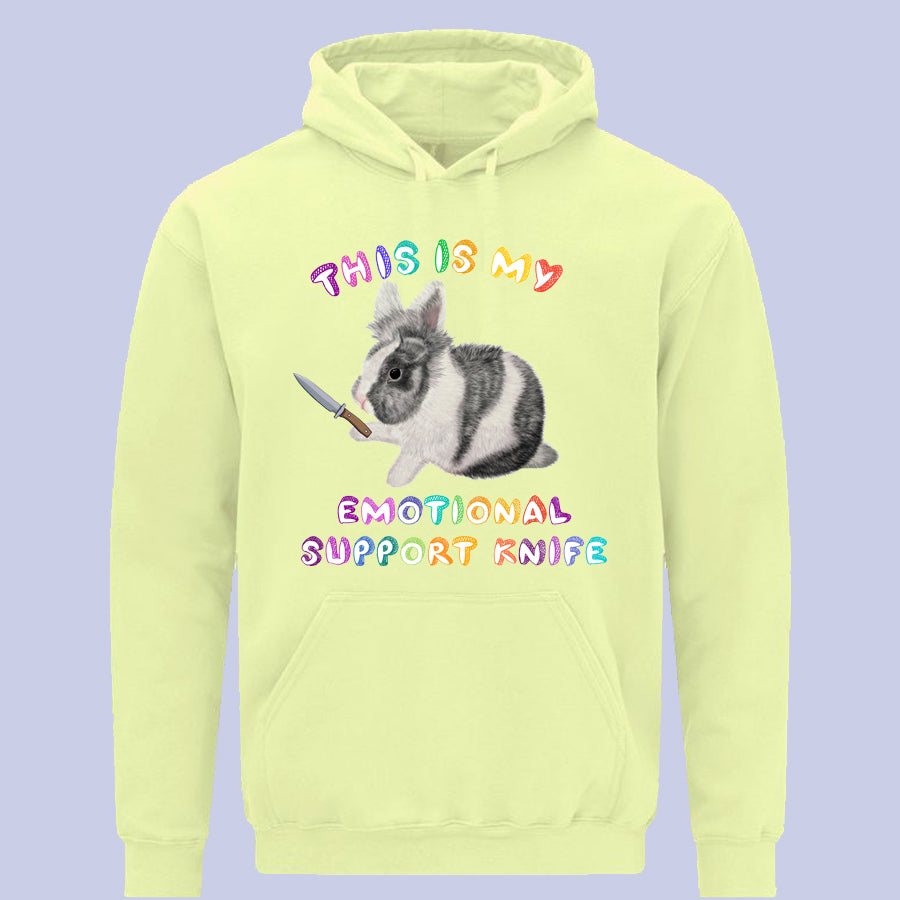 Emotional Support Knife Overhead Hoodie