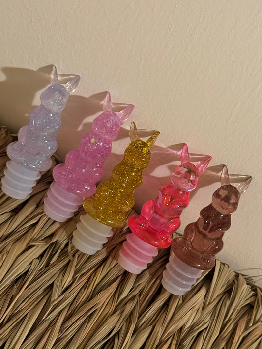 Resin Rabbit Wine Bottle Stoppers