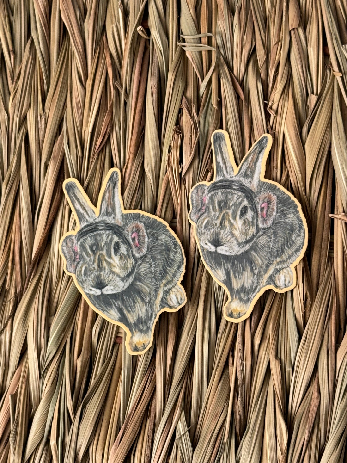 Inner Animals - JJ Rabbit Monkey Sticker